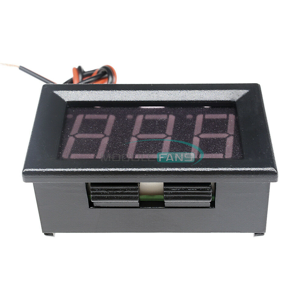 Red 0.56" Voltmeter LED Panel Three Digital Display Volt Voltage Meter DC4.5-30V