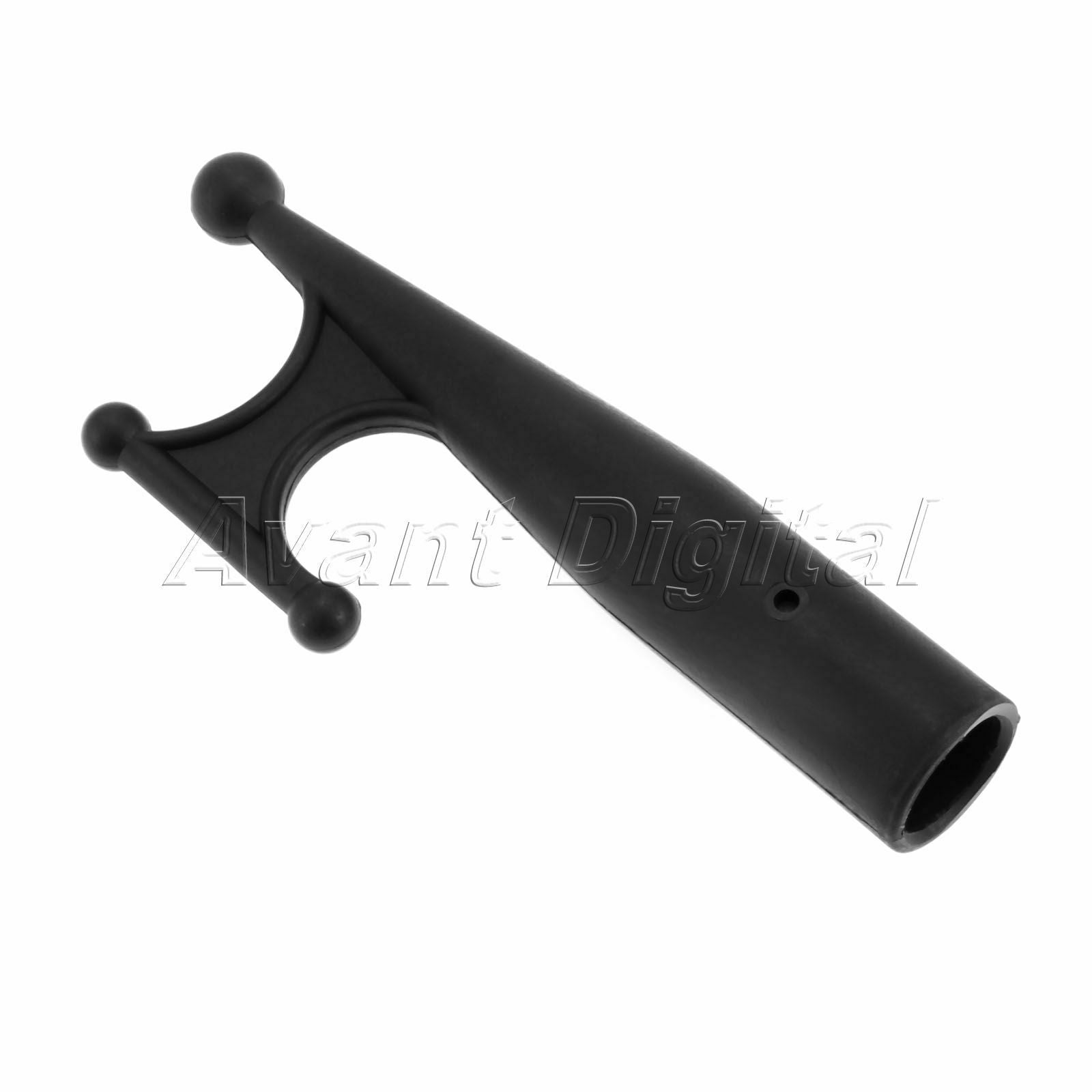 1x Boat Hook Nylon Black Fit For 1" Round Telescopic Poles Tubes Pipes Replace