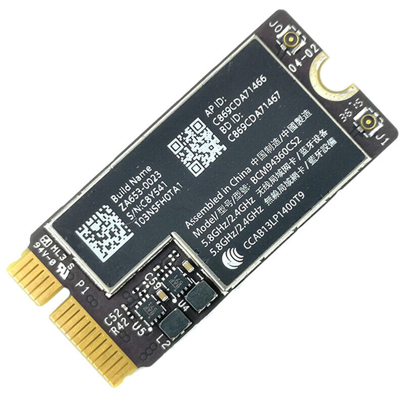 New BCM94360CS2 Wireless-AC WIFI Bluetooth BT 4.0 Airport 802.11Ac Card for MaS7