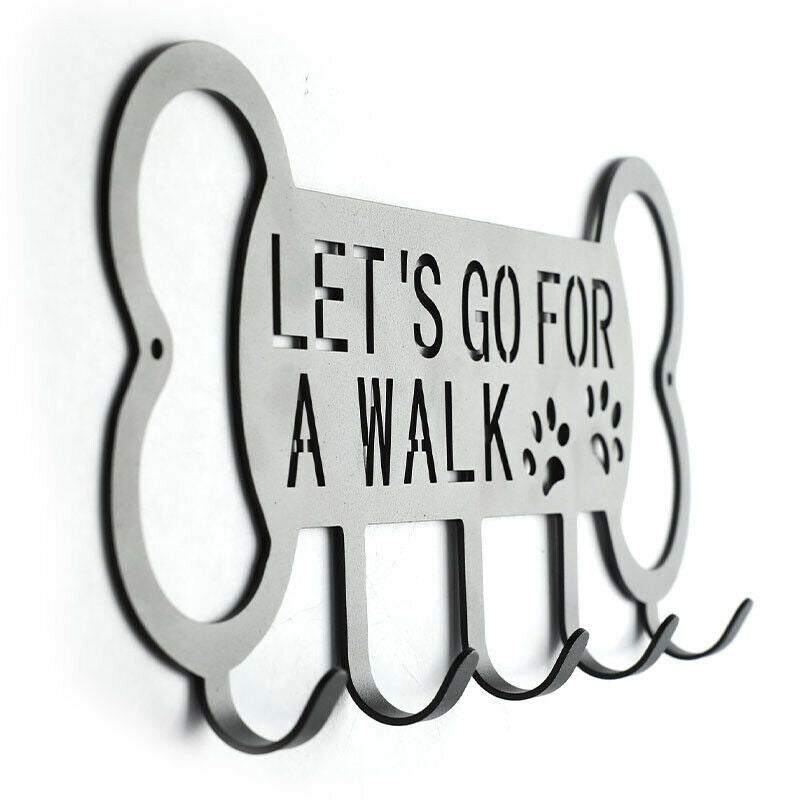 Metal Pet Dog Leash Hanger Hook Dog Leash Wall Rack Holder with Free Nail HaFCA