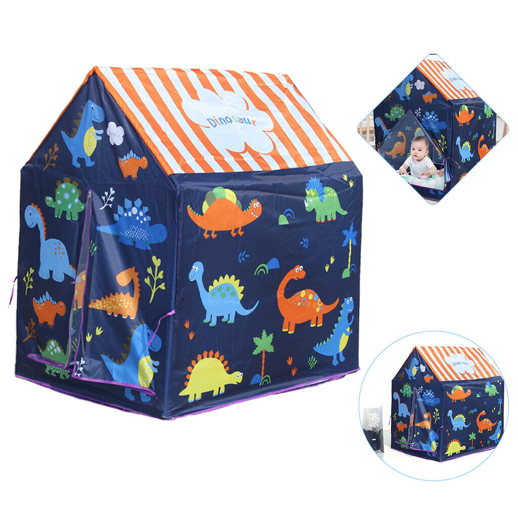 Kids Play Tent Indoor Outdoor Children's House Boy Girls Gift Dinosaur B