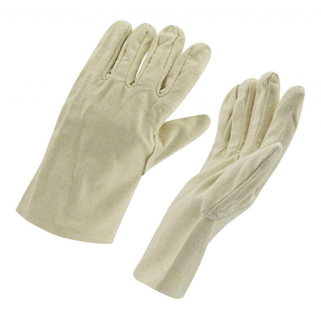 Durable Anti-slip Canvas Garden Gloves Safety Protection Grip Work Gloves