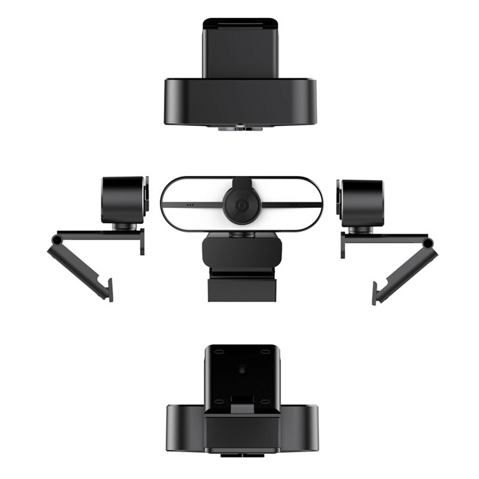 2K Webcam USB Web Camera for Streaming with Privacy Cover 95 Degree View