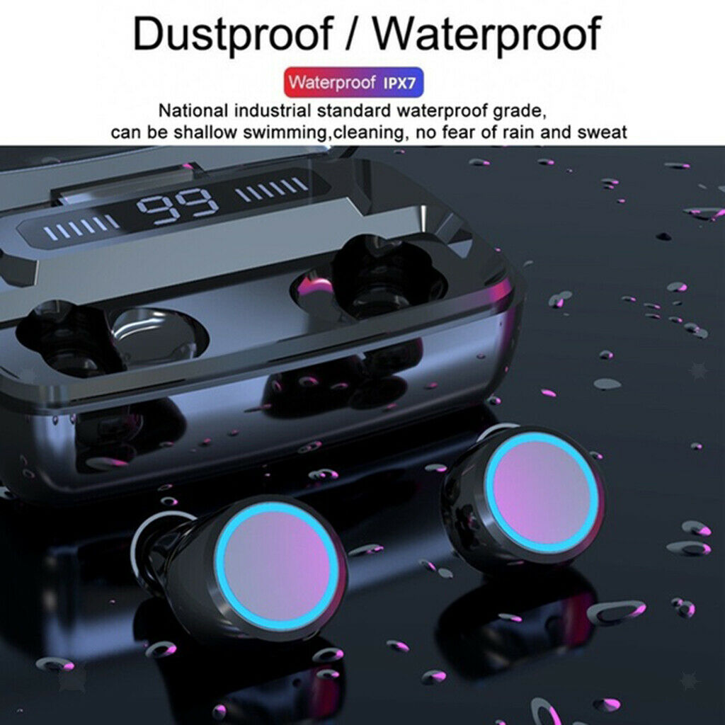 M11 Bluetooth V5.1 Wireless Touch Control Earphone Dual Earbuds LED Display