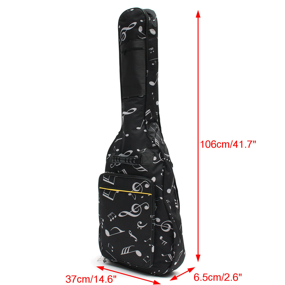 39-41'' Double Straps Padded Guitar Bag Case Acoustic Guitar Waterproof Oxford