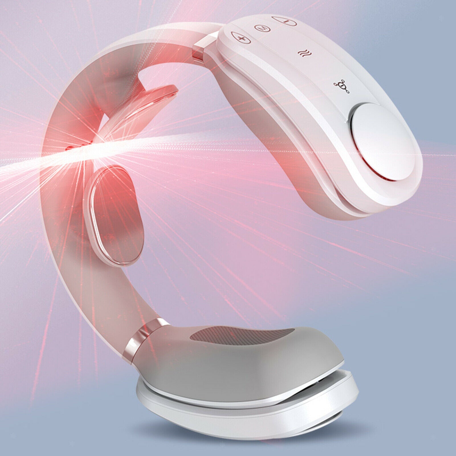 Electric Neck Fan Cooling Cooler Heater Heating Massager for Home Office