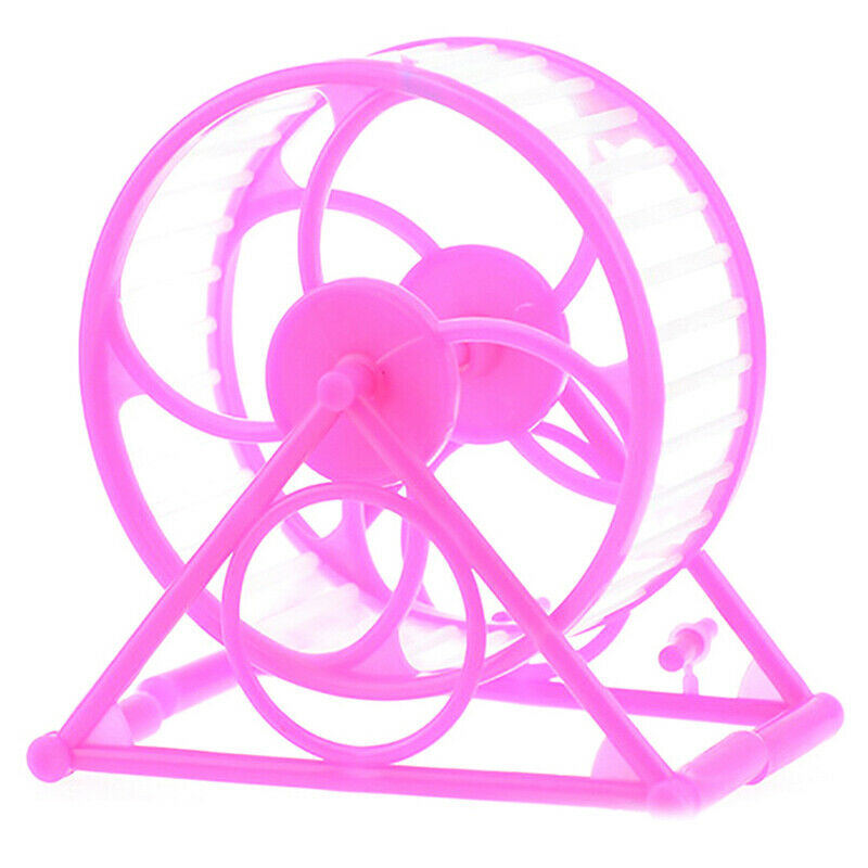 Wheel Running Exercise Scroll Silent Hamster Mouse Rat Gerbil Pet T.l8
