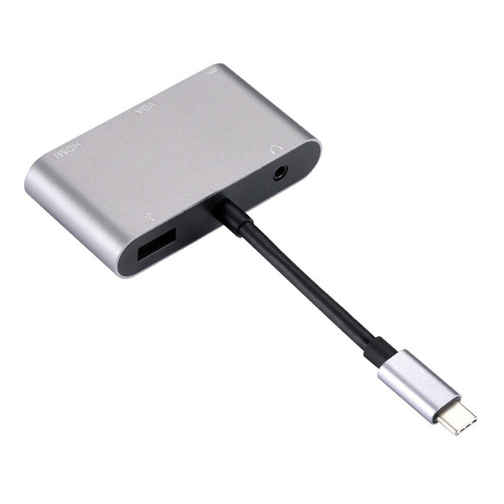 USB C Hub USB-C Type C to HDMI USB3.0 PD VGA 3.5MM Port 4K for Sumsung