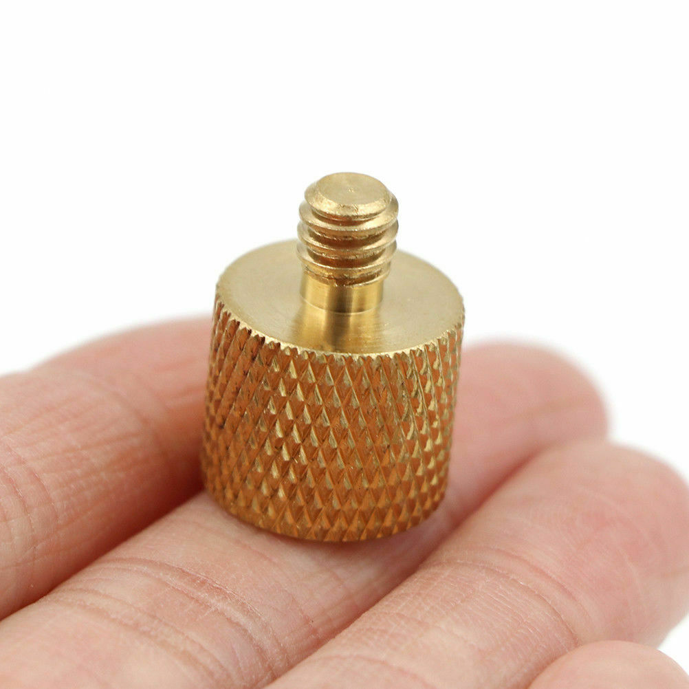 tripod camera thread screw adapter 3/8 to 1/4 female male converter brass