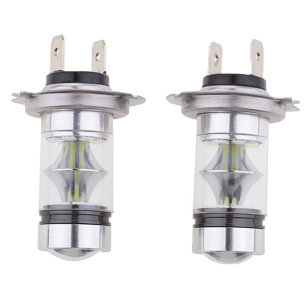2x H7 100W 1000LM LED Bulb Blue Car Headlight Kit Car Lights White