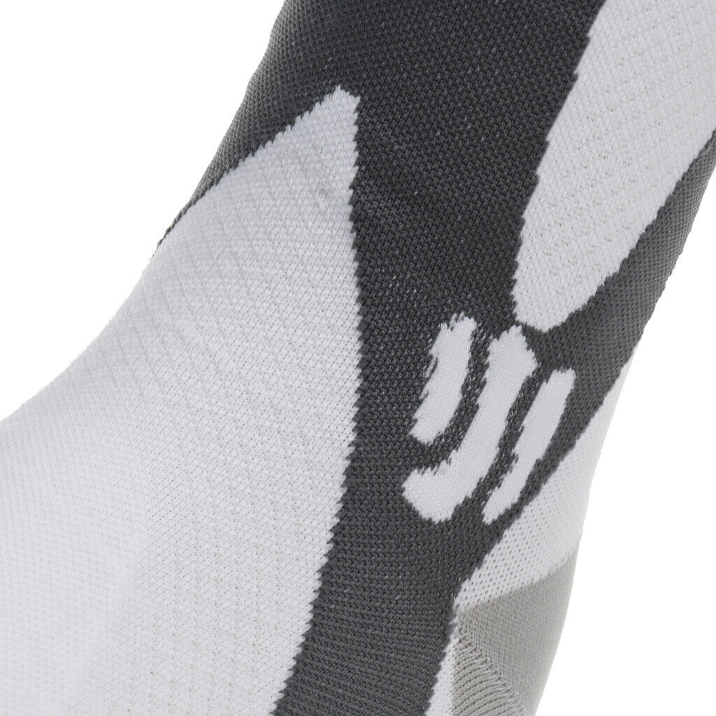 Anti-Slip Football Volleyball Soccer Knee High Sock Sports Socks S/M White