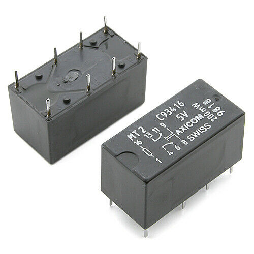 [3pcs] MT2C93416 PCB Relay 5VDC 2A R 125 Ohm THT