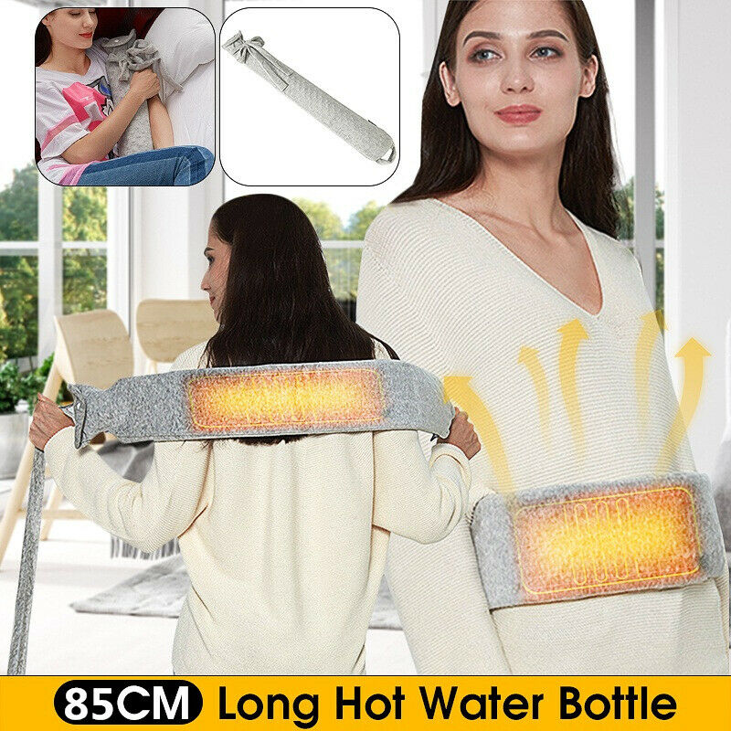12.5cm Extra Long Hot Water Bottle Removable CoverSofa Bed Heat Therapy  ï¼ï¼ â˜ª