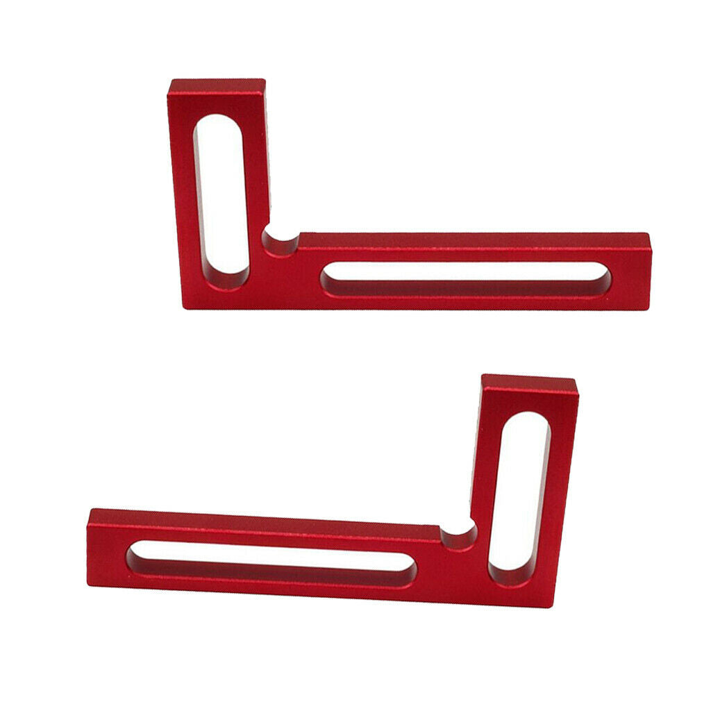 2pcs 100mmx50mm L-Squre Square Clamping Precision Woodworking Tool