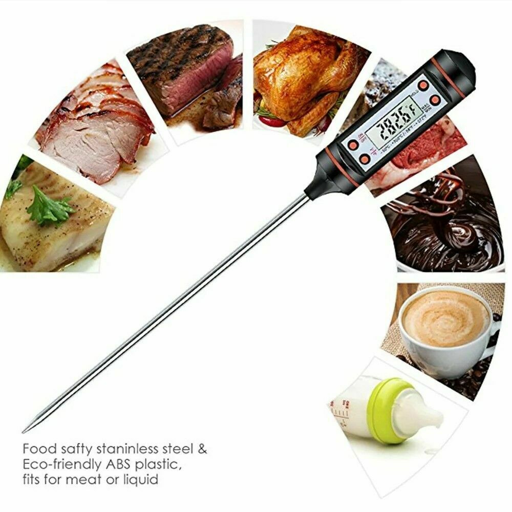 Mini Digital Cooking Food Thermometer Sensor Probe Kitchen Tools for Meat BBQ