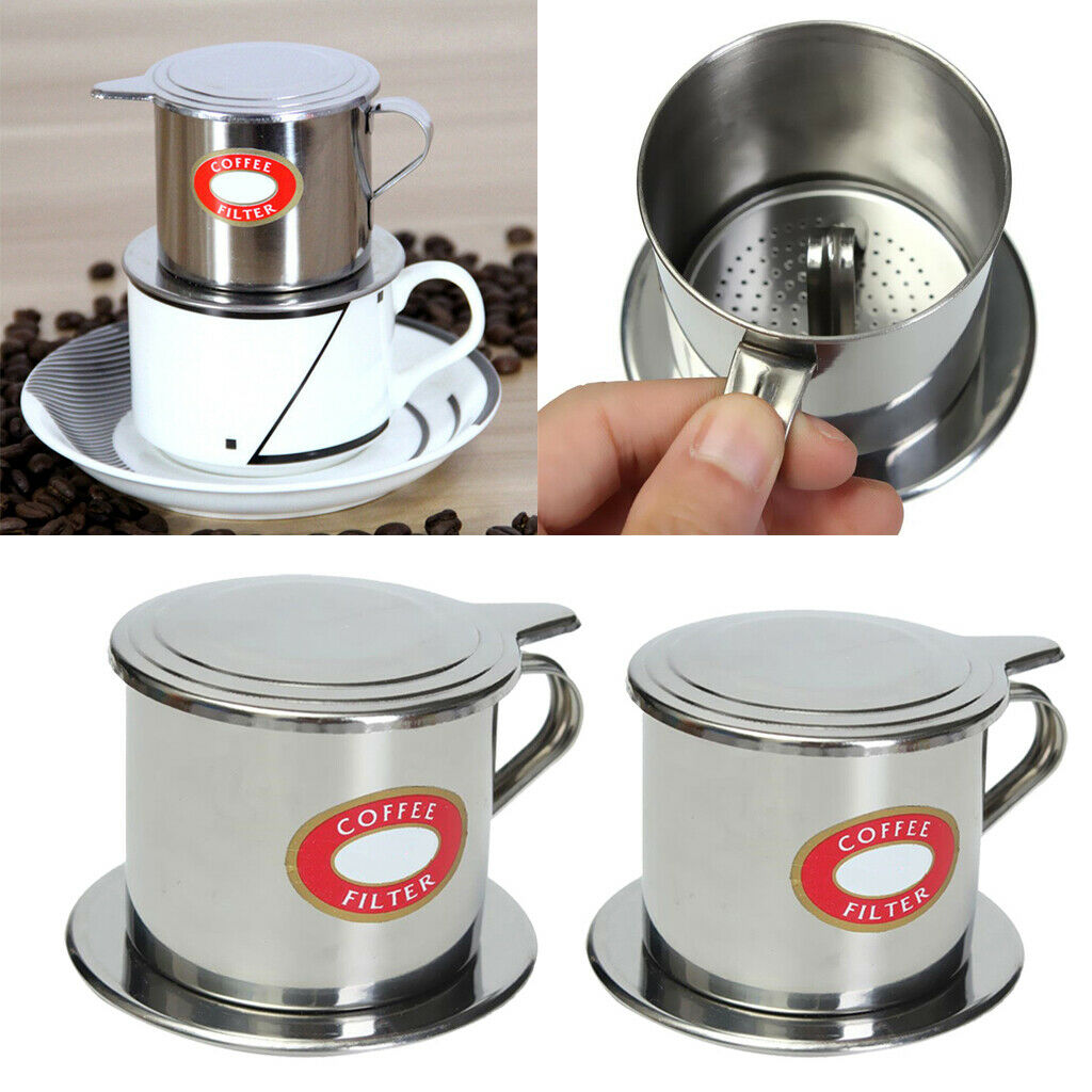 2 Pcs Vietnamese Coffee Filter Press Set Screw Down Insert Espresso Maker