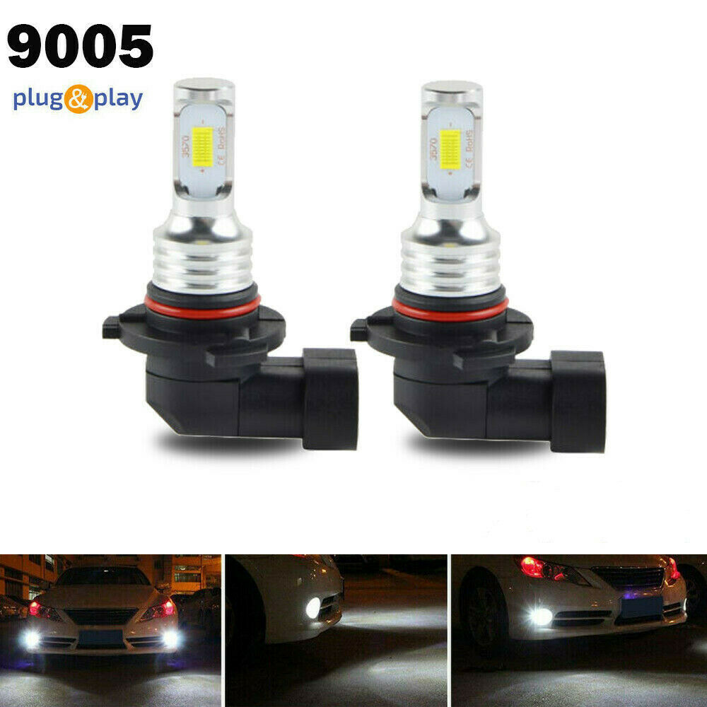 2X CREE 9005 HB3 LED Headlight kit HB3 80W 8000LM High Low Beam 6000K White Bulb