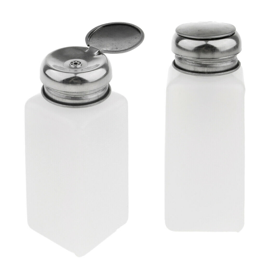 250ml Empty Nail Polish Glass Bottles Dispenser, with Nail Art Gel Polish