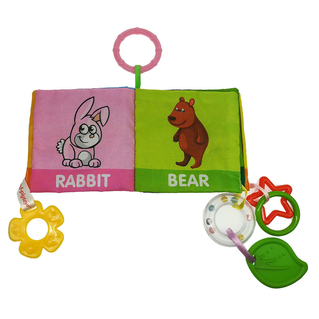 Toddler baby fabric book Feeling book Knisterbuch Toys for early learning e