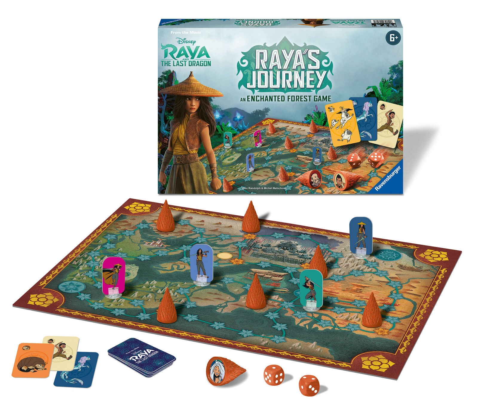 20796 Ravensburger Raya & the Last Dragon Enchanted Forest Board Game Age 5yrs+