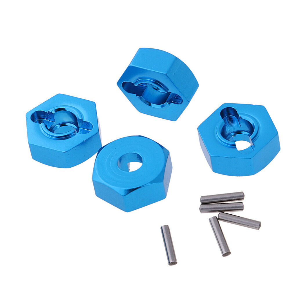 4Pcs 12mm Wheel Hex Drive for HSP 94122 94123 94111 94188 1:10 RC Buggy