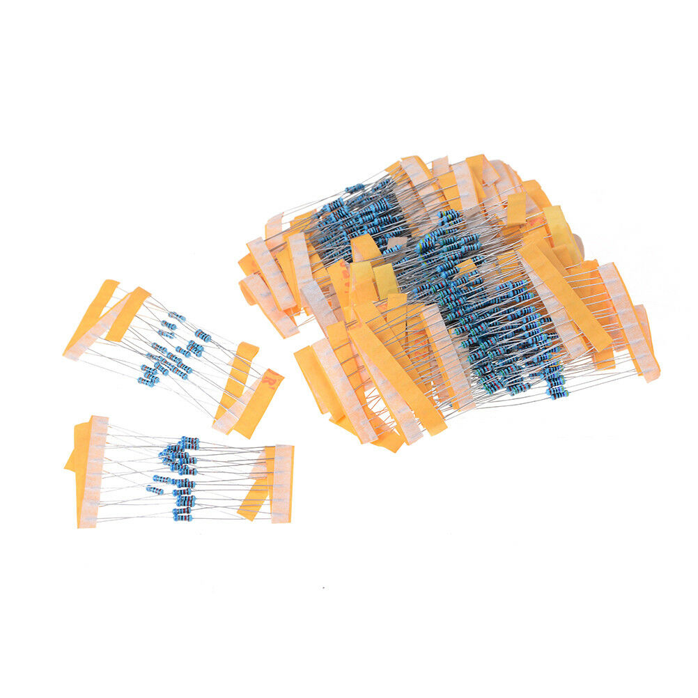600x 30 Values 1/4W Metal Film Resistors Resistance Assortment Ki.l8