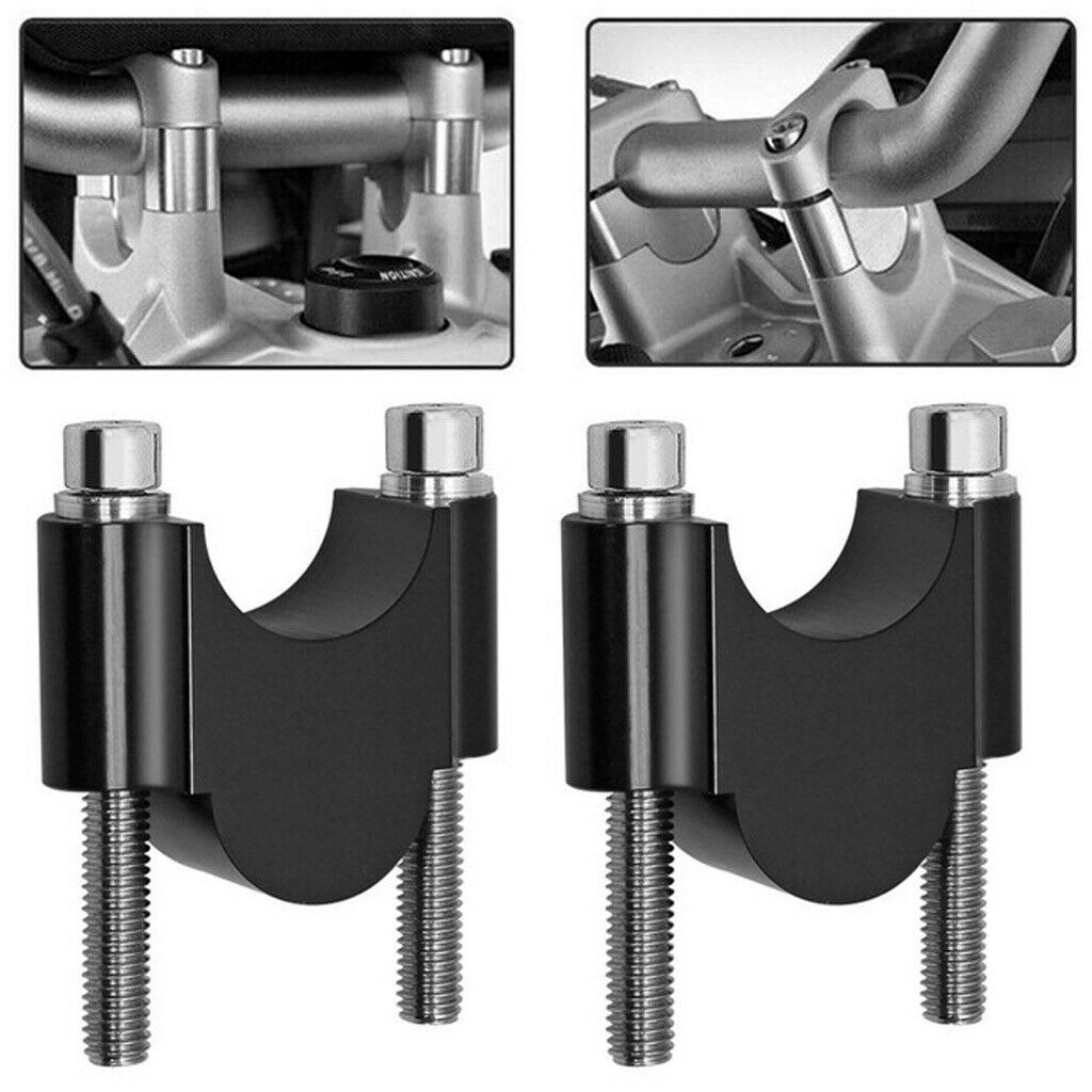 1 Pair Universal Motorcycle Dirt Bike ATV Handlebar Riser Bracket 28mm