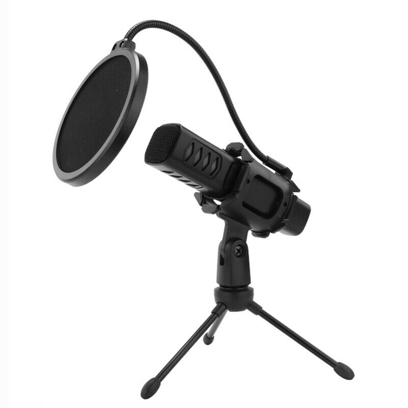 Type C Condenser Microphone Phone Microphone for Phone Laptop Singing Gaming SI9