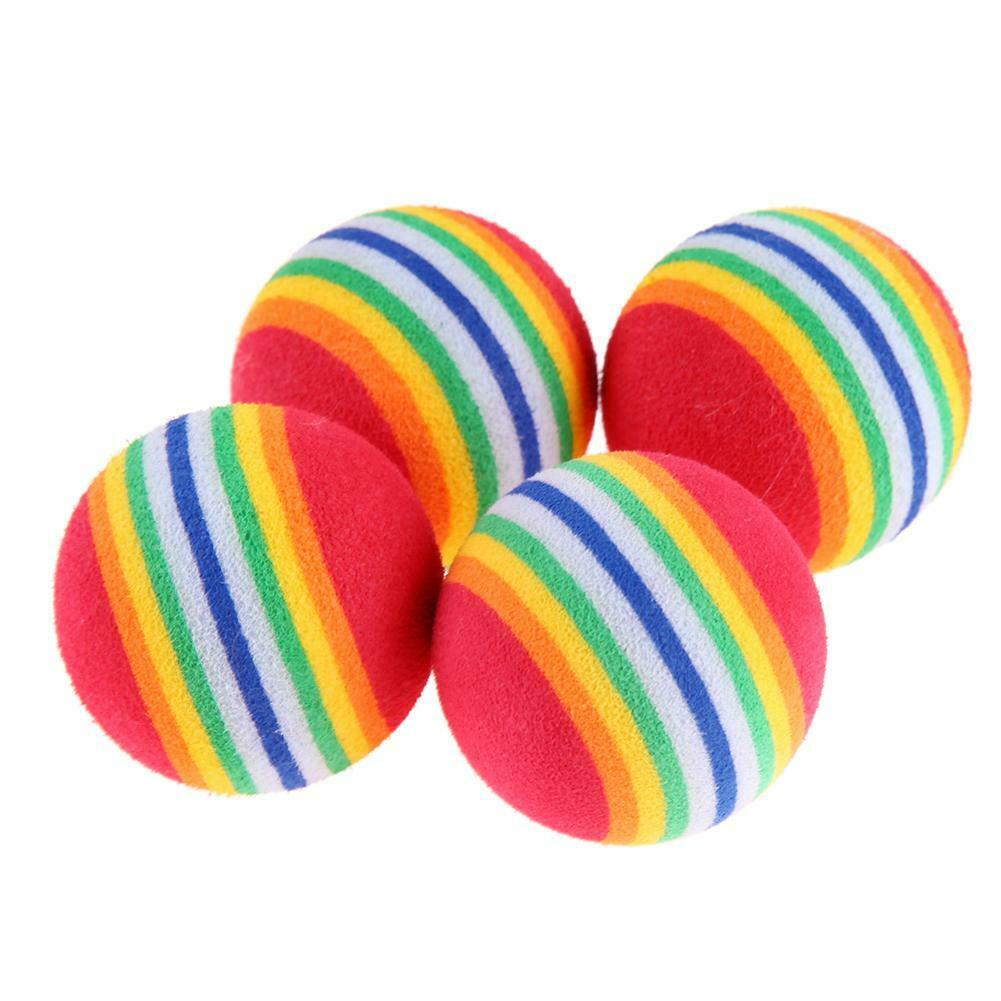 30pcs EVA Rainbow Strip Golf Ball Practice Training Aid Tool for Beginner @