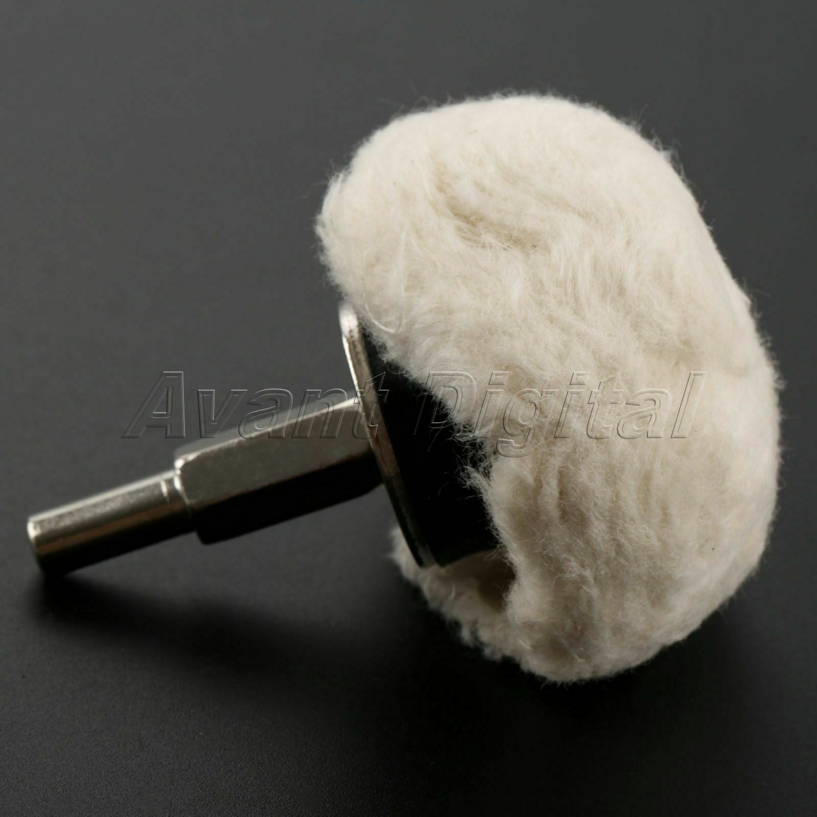6mm Shank 50mm Cotton Polishing Buffing Wheels Pad Abrasive Crafts Rotary Tool