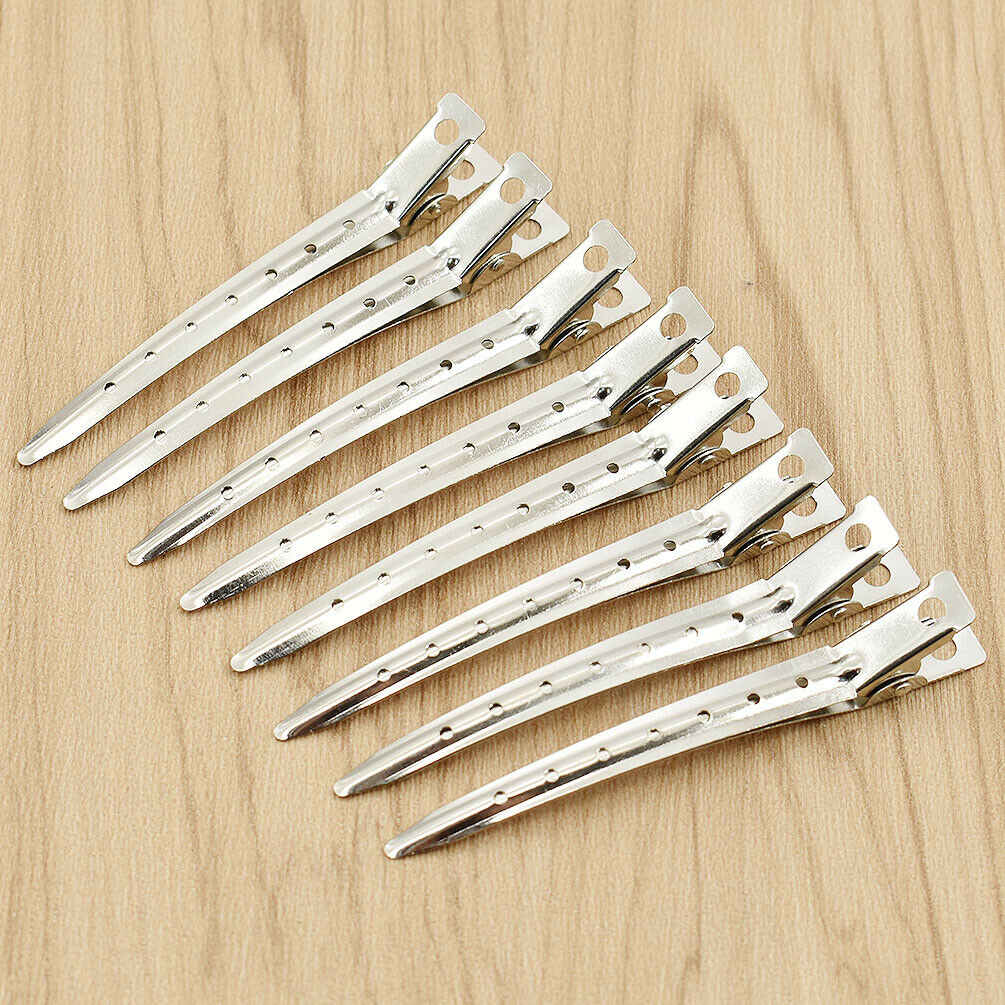 20Pcs Hairdressing Duck Bill Alligator Clips Professional Hair Clip Salon