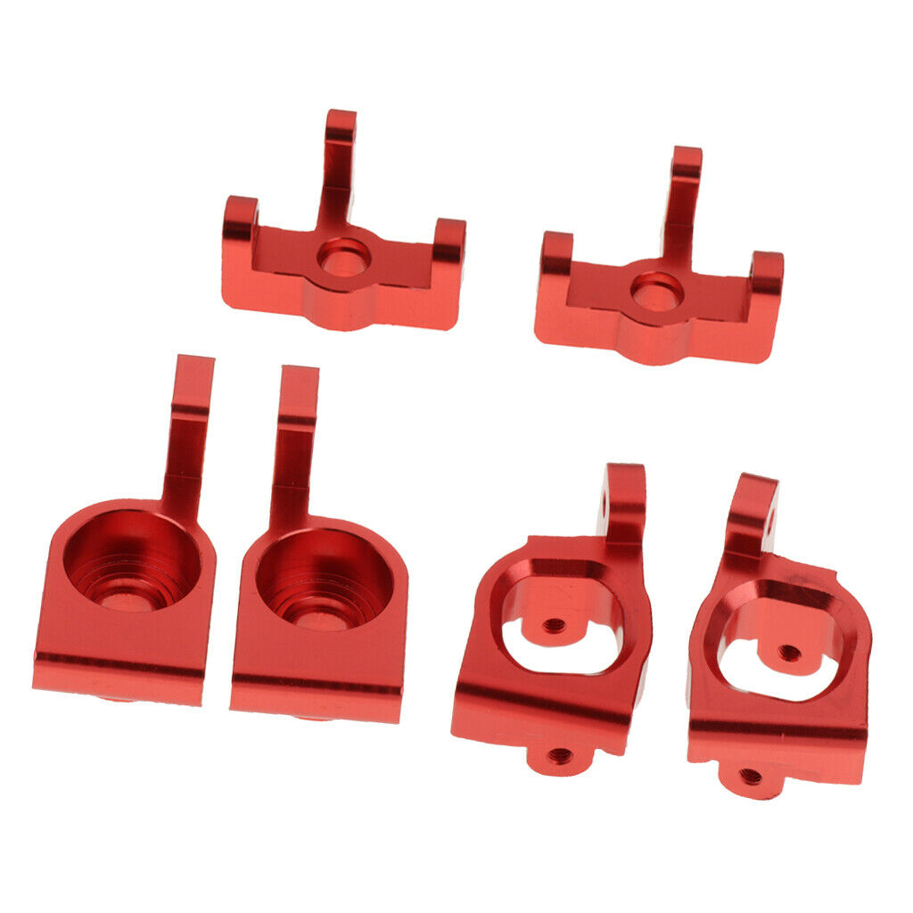 6x 1/14 RC Front and Rear with C Hub Carrier for WLtoys 144001 Rock Crawler