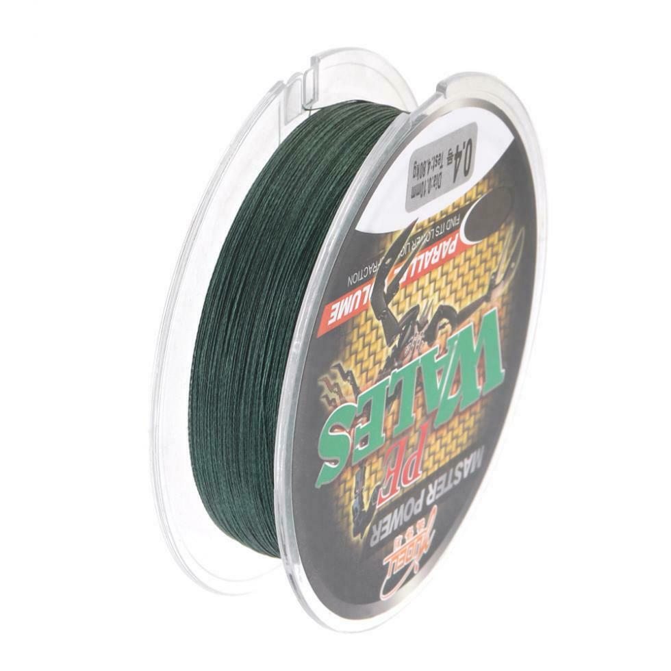 100M Green PE Braided Fishing Line 4 Strands Line 4.0 0.32mm/50LB/22.6KG