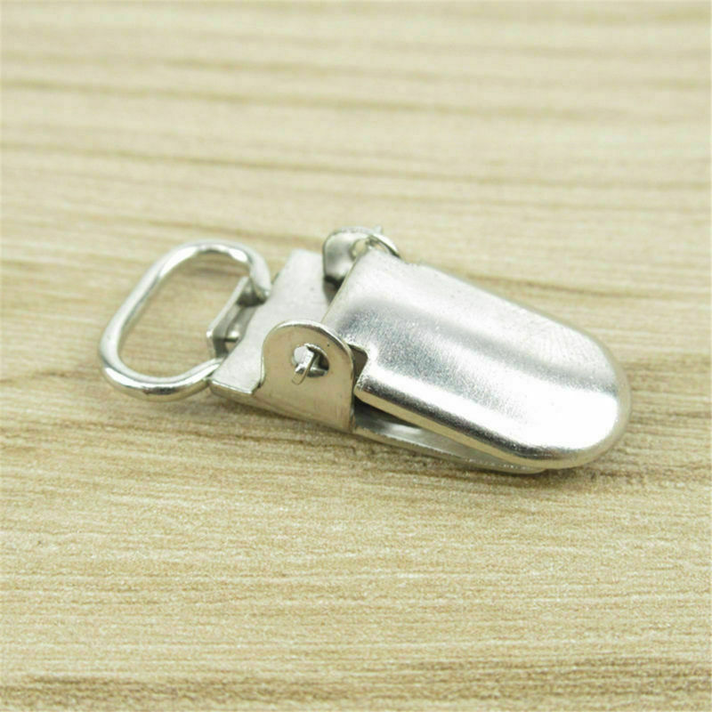5Pcs Insert Pacifier Metal Holder Suspender Clips Mitten For DIY Craft 10mm