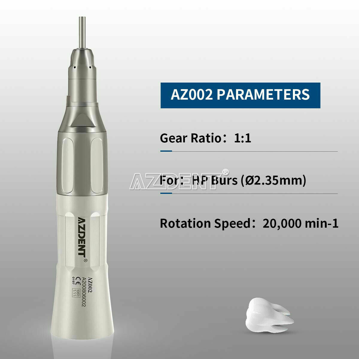 Dental Contra Angle Straight Air Motor Low Speed Handpiece Kit FX 4Holes M4