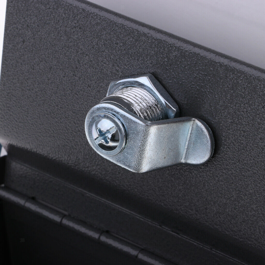 Small Hidden Dictionary Book Travel with Key Metal Piggy Bank Money Box Blue
