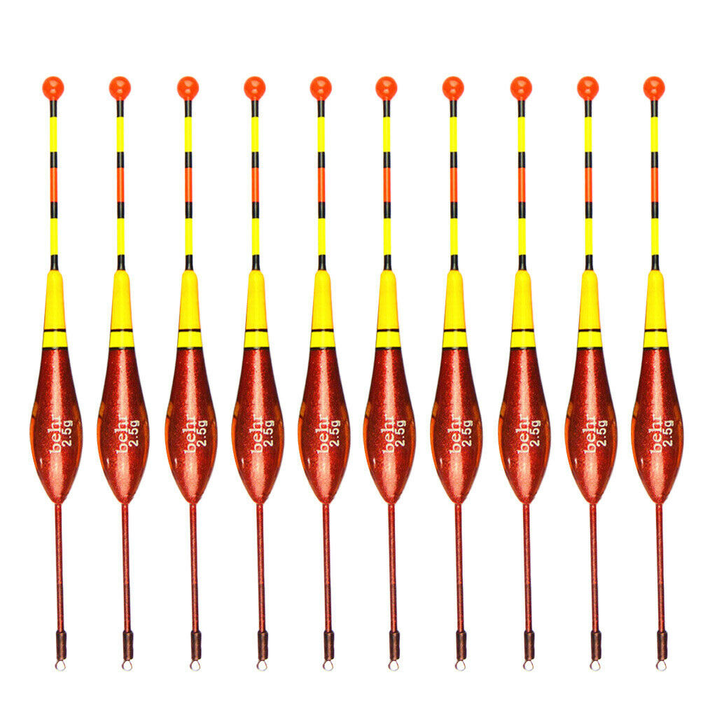 10pcs Fishing Float Bobbers Buoys Fishing Bait Indicators Outdoor Fishing