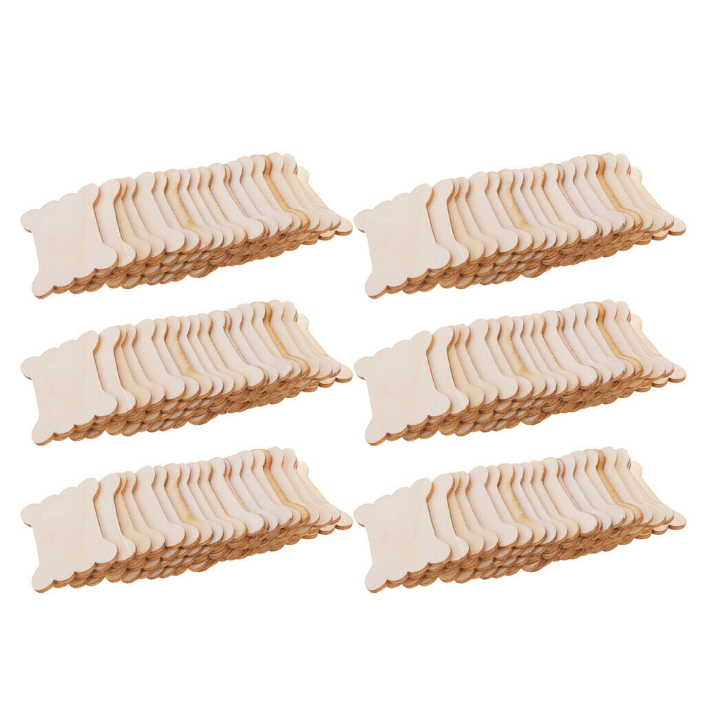 120Pcs Needlework Floss Craft Wood Thread Bobbin Cross Stitch Tool Holder