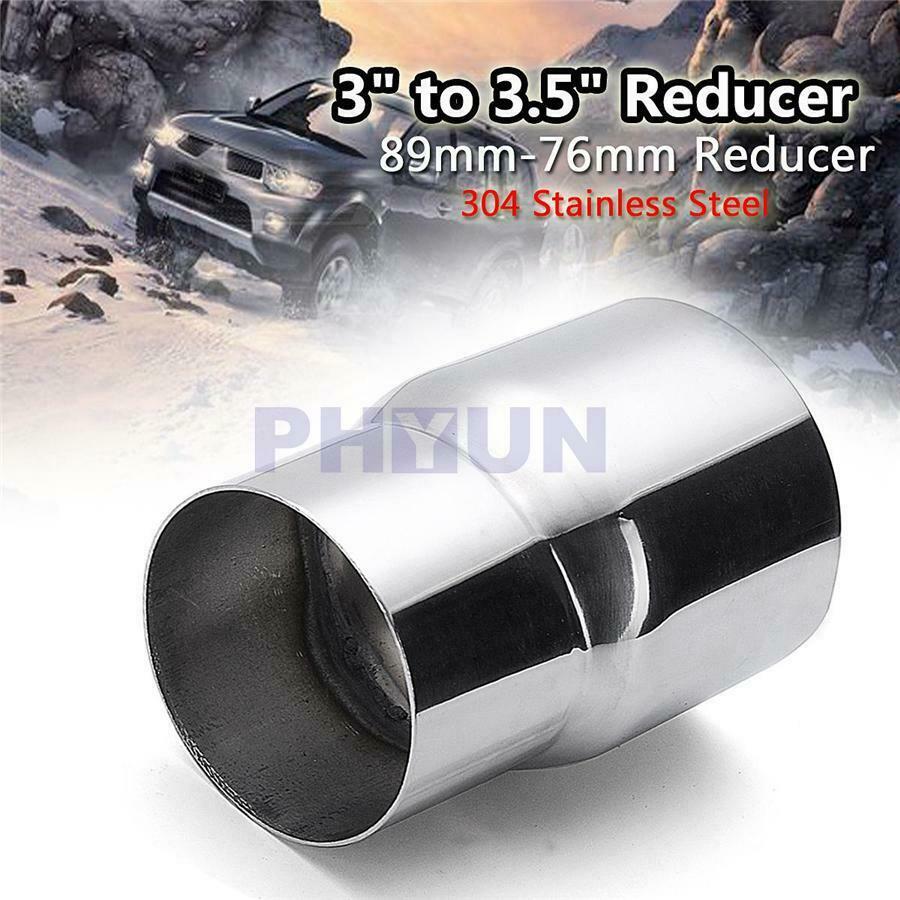 1x 3.5" ID to 3" ID Exhaust Pipe Reducer Adapter Connector 124mm Stainless Steel