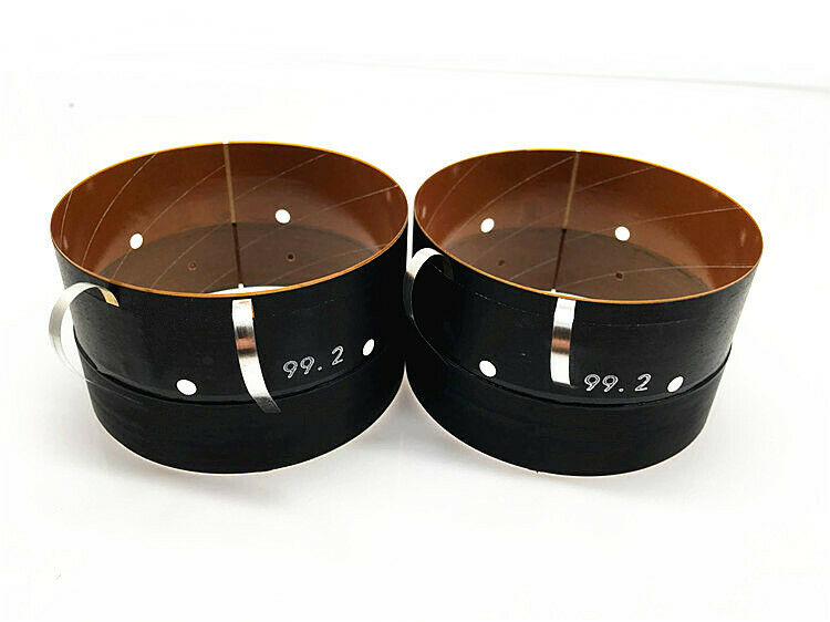 1pair (2pcs)99.2mm glass fiber  Bass voice coil Flat wire 8 ohm
