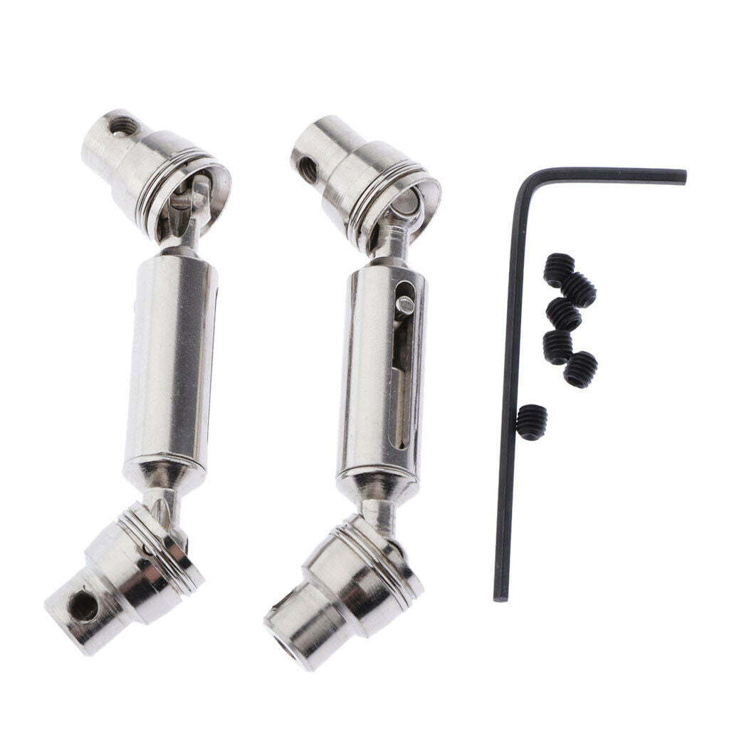 2pcs / Set Drive Shaft PTO Shaft Accessories For 1/16 WPL B14 B24 MN35 MN66 Q62