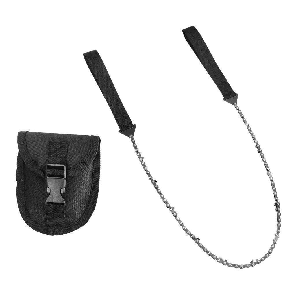 Outdoor Hiking Camping Wire Chain Saw Emergency Tool with Storage Bag