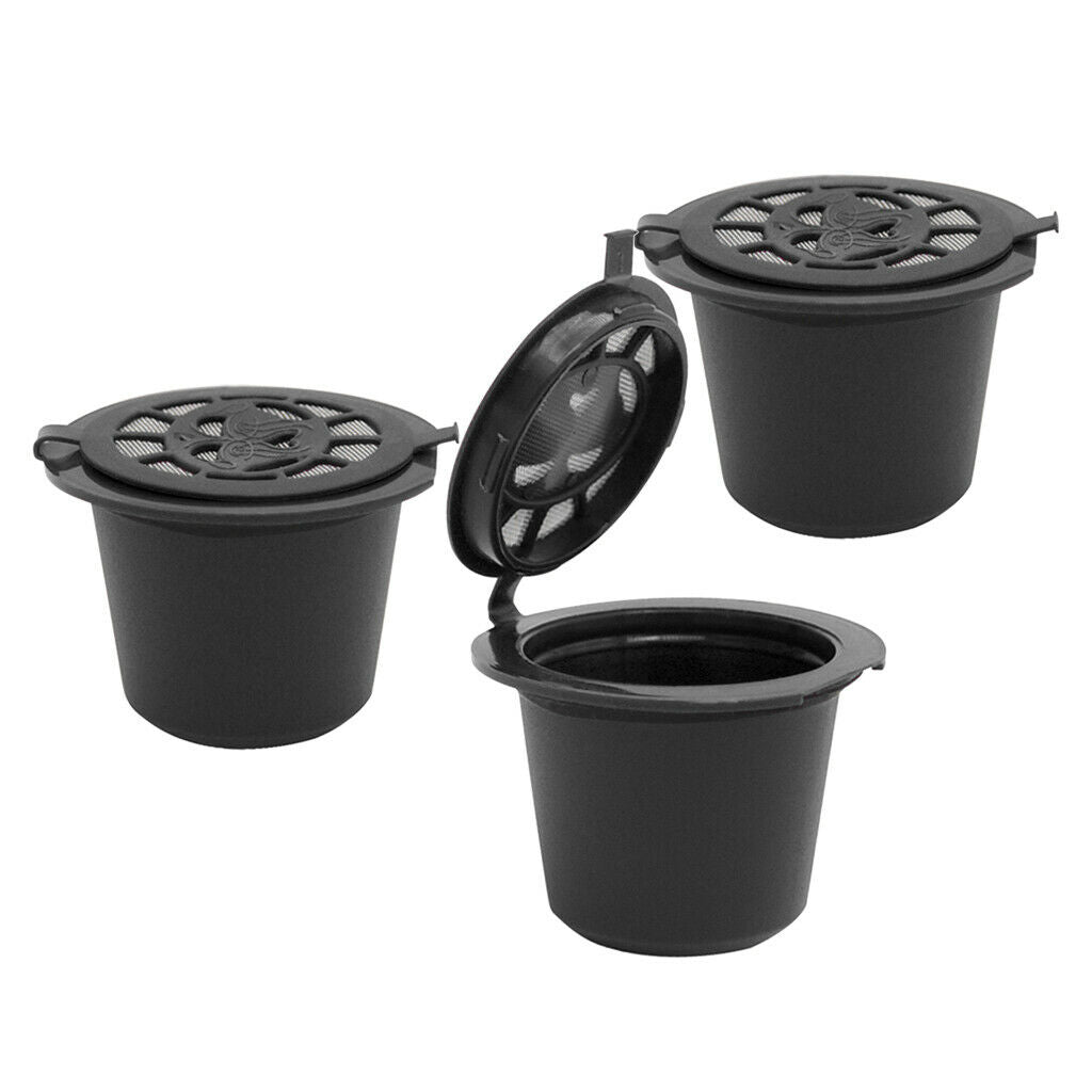 6Pcs Refillable   Coffee Pod Capsule Filter For  Machine
