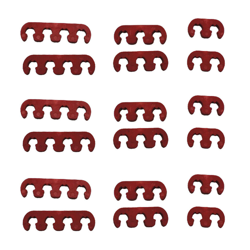 18x Plastic Spark Plug Wire Cord Separators 7mm 8mm 9mm For Chevy Ford