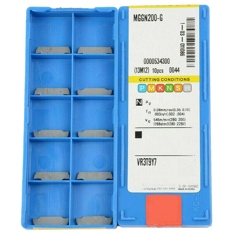 For Aluminum MGGN200-G 2mm width Cut-Off CNC Grooving insert Carbide Inserts
