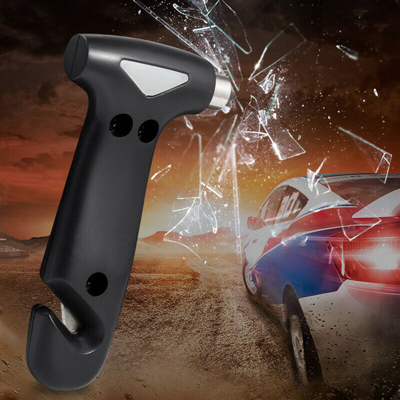 2 in 1 Multi Mini Safety Hammer Glass Breaker Seatbelt Cutter Escape WHZZDJ TL
