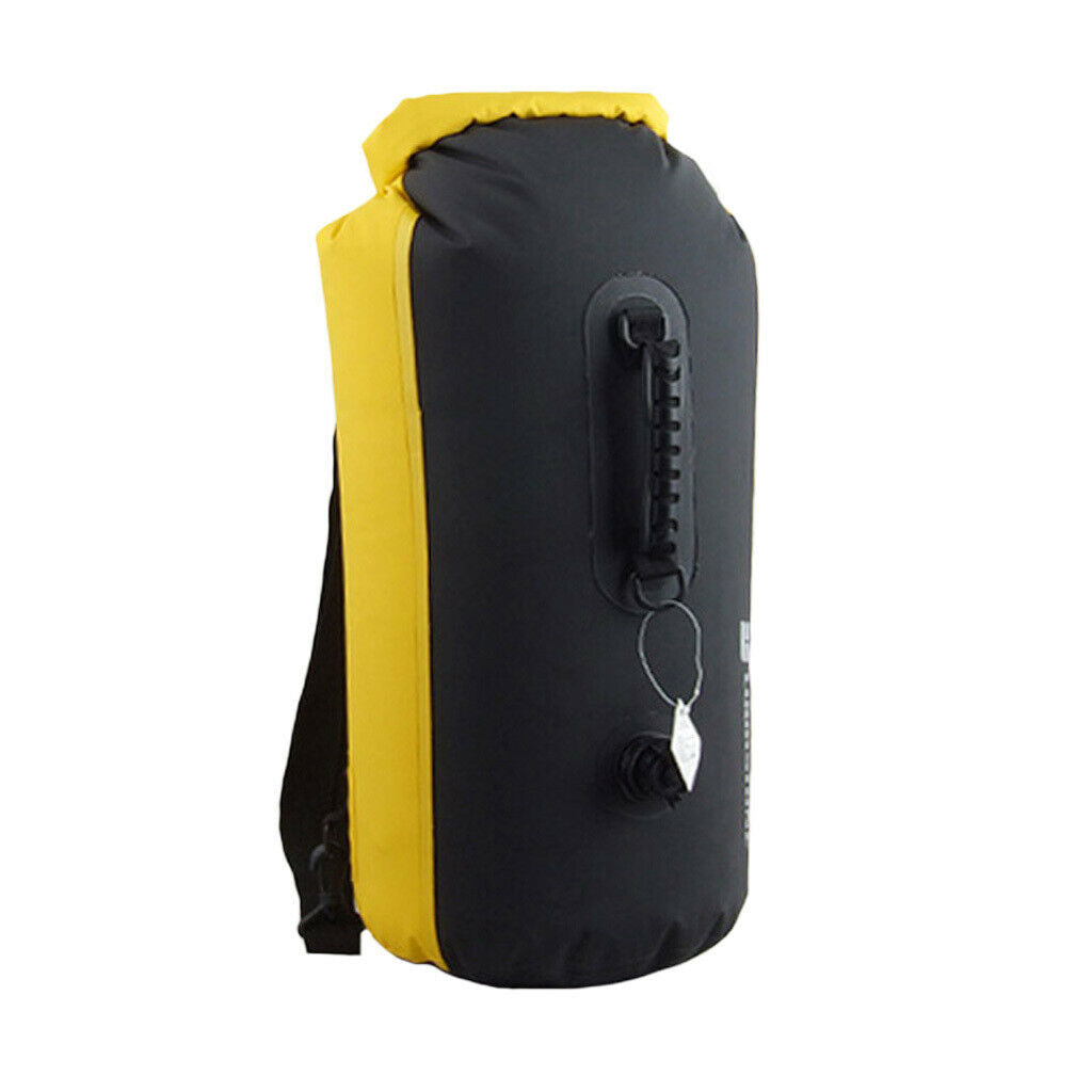 Outdoor Waterproof Bag Drifting Dry Bag Kayak Canoe Rafting  60L Yellow