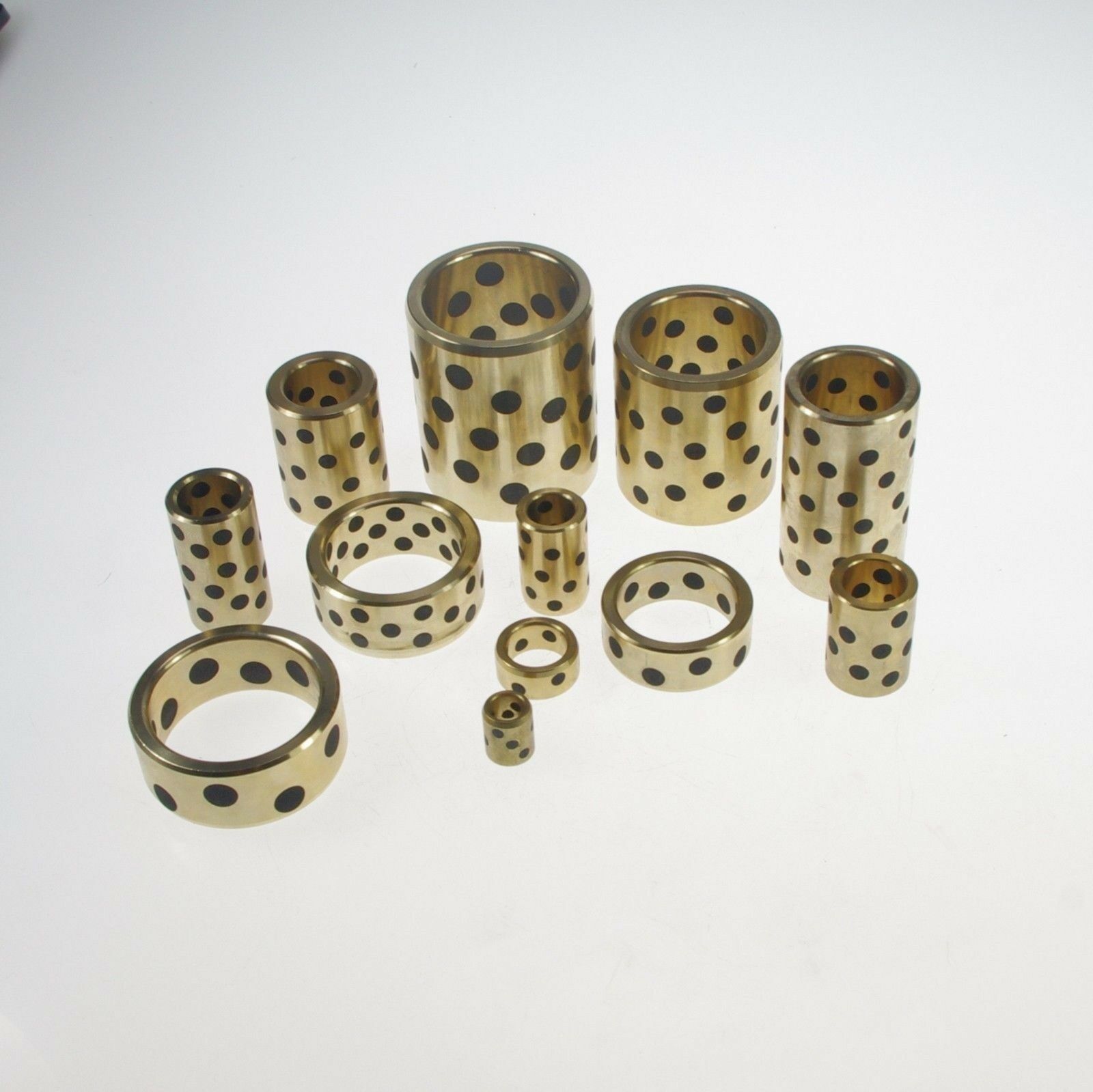 Self-Lubricating Bearings Inlaid Solid Graphite OD45mm ID35mm HIT50mm Oilless