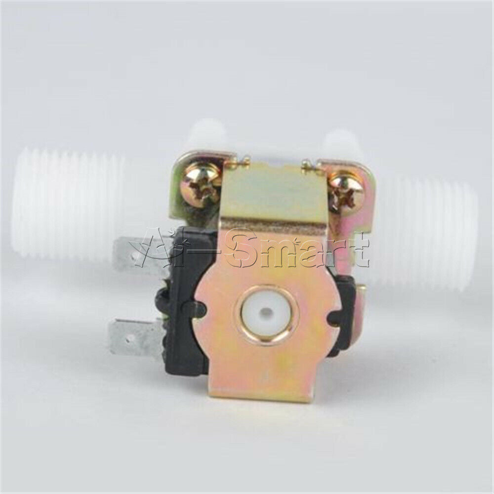 DC 12V 1/2" N/C Magnetic Electric Solenoid Valve Water Air Inlet Flow Switch