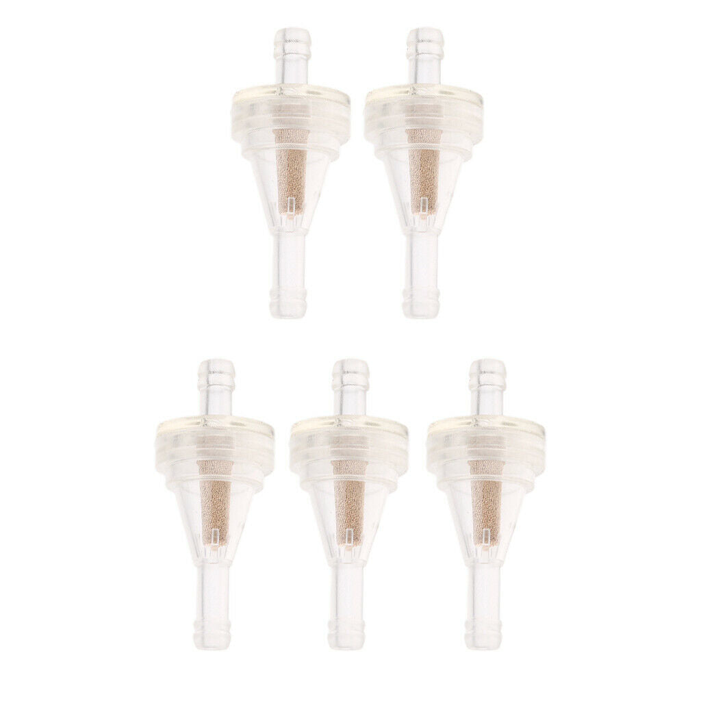 5pcs 1/4'' 6mm Hose Motorcycle Scooter Gasoline